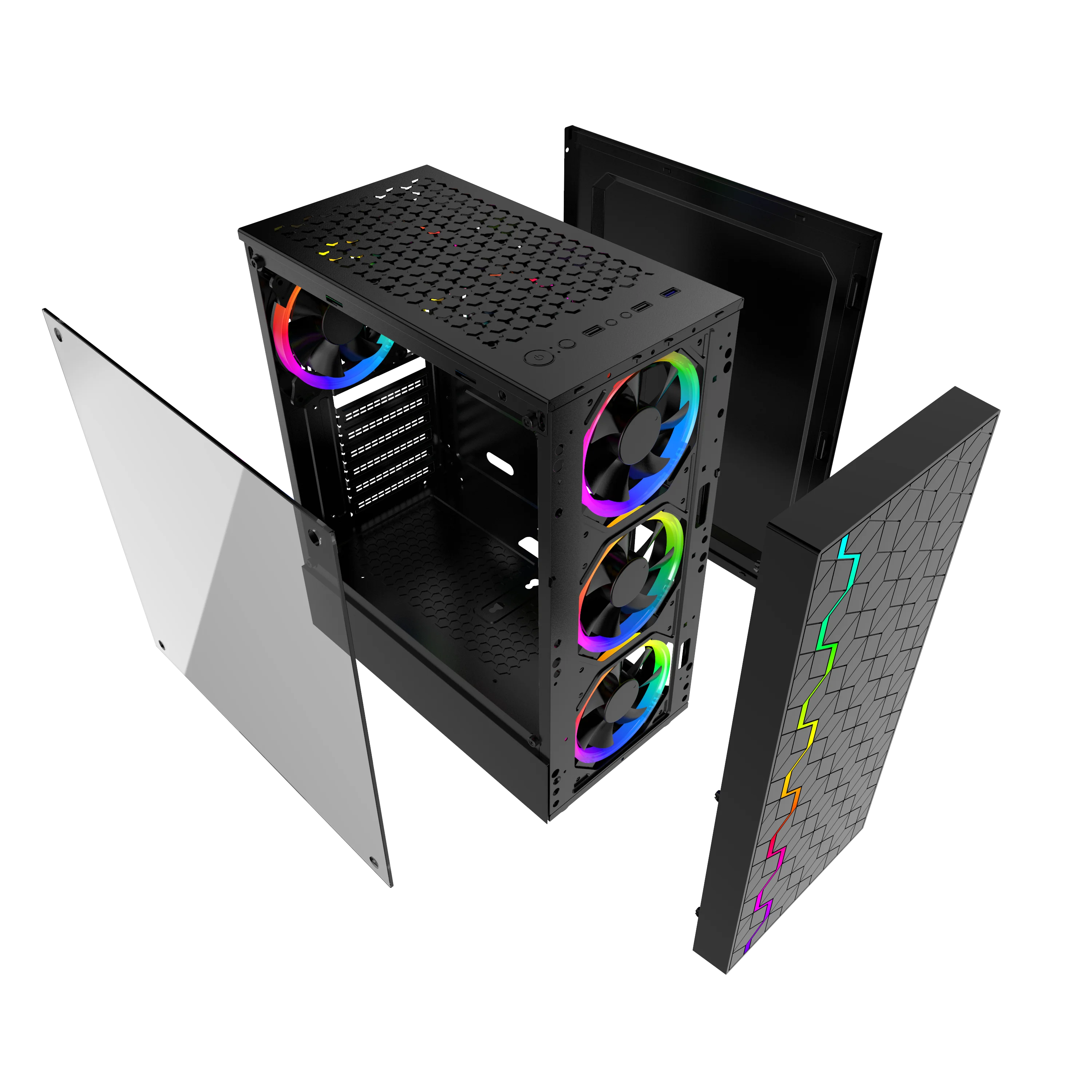 Проверенный китайский производитель OEM ODM ATX mid корпус центрального процессора gamimg ПК корпус компьютера