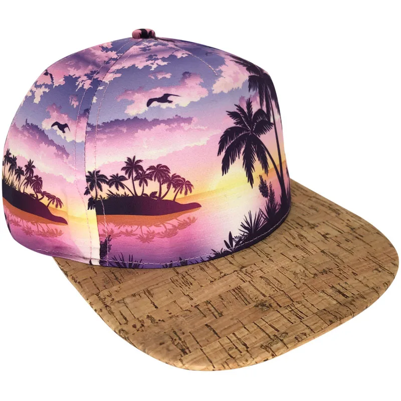 Высококачественная пробковая Кепка в стиле хип-хоп на заказ бейсболка