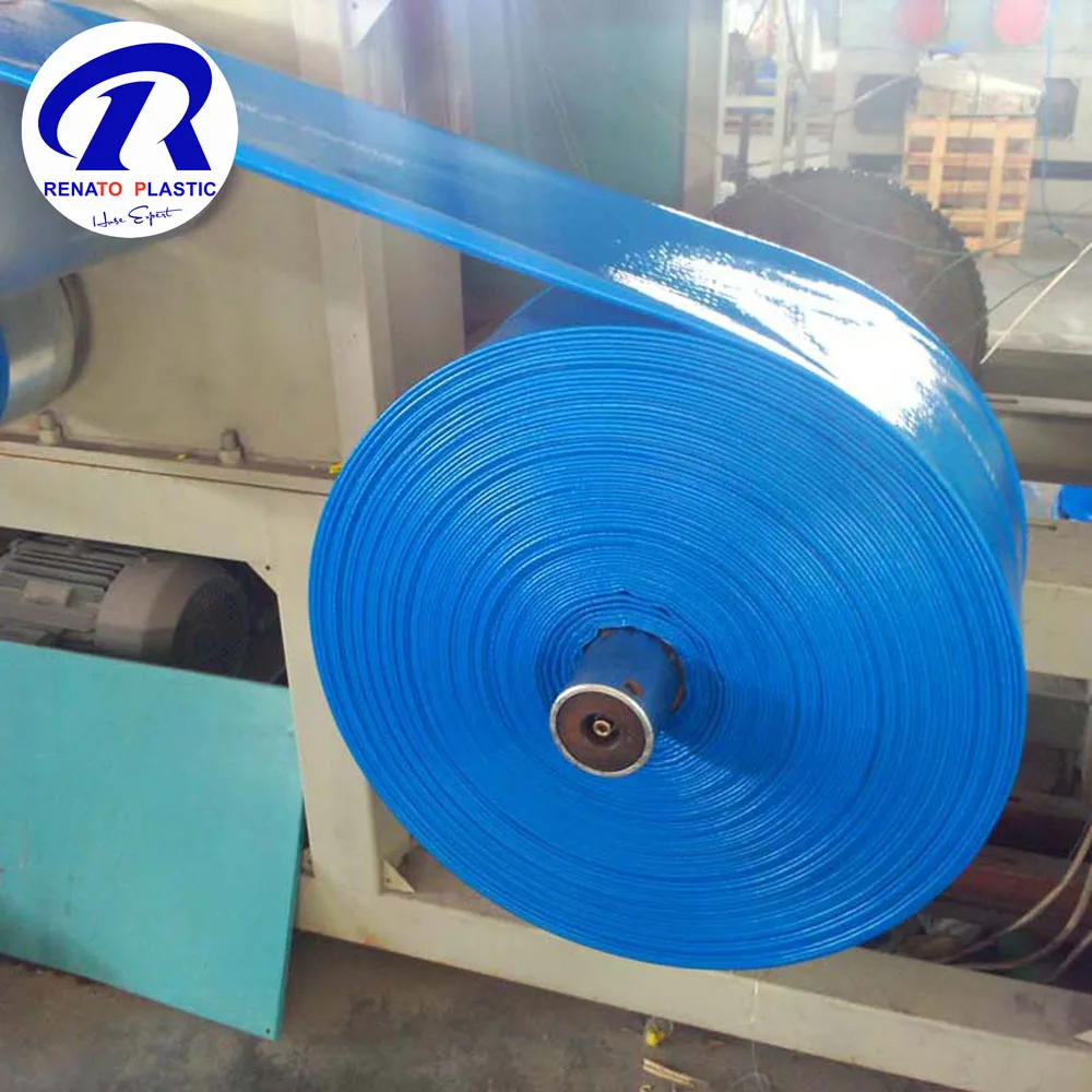 High Pressure RENATO Agricultural Irrigation Pipe OEM & ODM 1 1.5 2 3 4 Inch Flexible Water Hose Lay Flat Hose