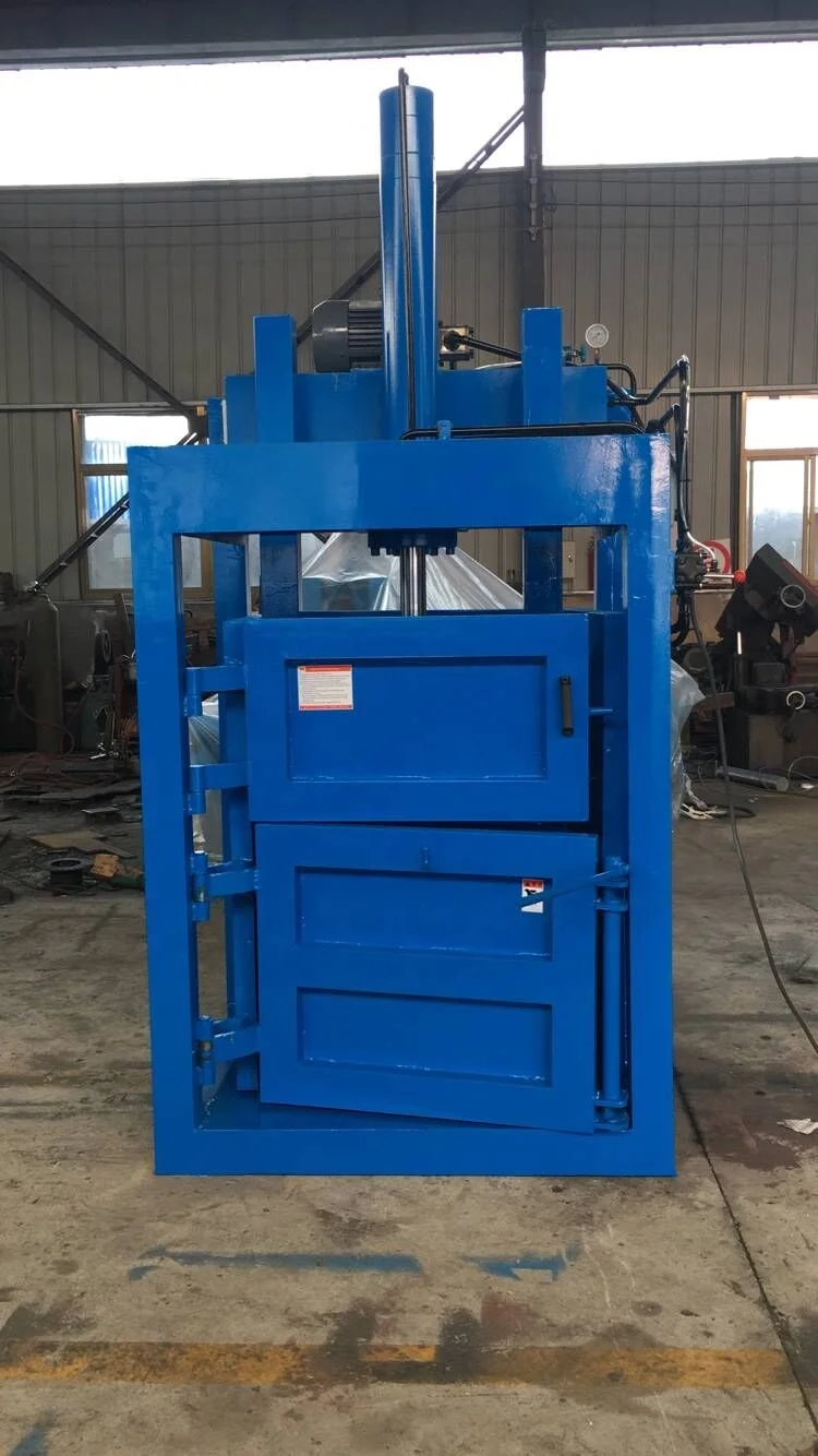 Hydraulic vertical cotton bale strapping press machine