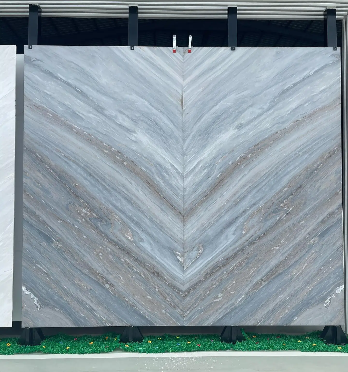 Luxury Modern Decorative Flooring Design Blue Marble With White Vein Marble Floor Tiles