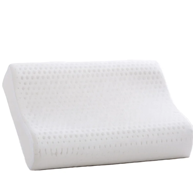 Wholesale Customizable Removable Washable Latex Hotel Pillows Square Massage Foam Memory Sleep Nursing Airplane Camping Quilted