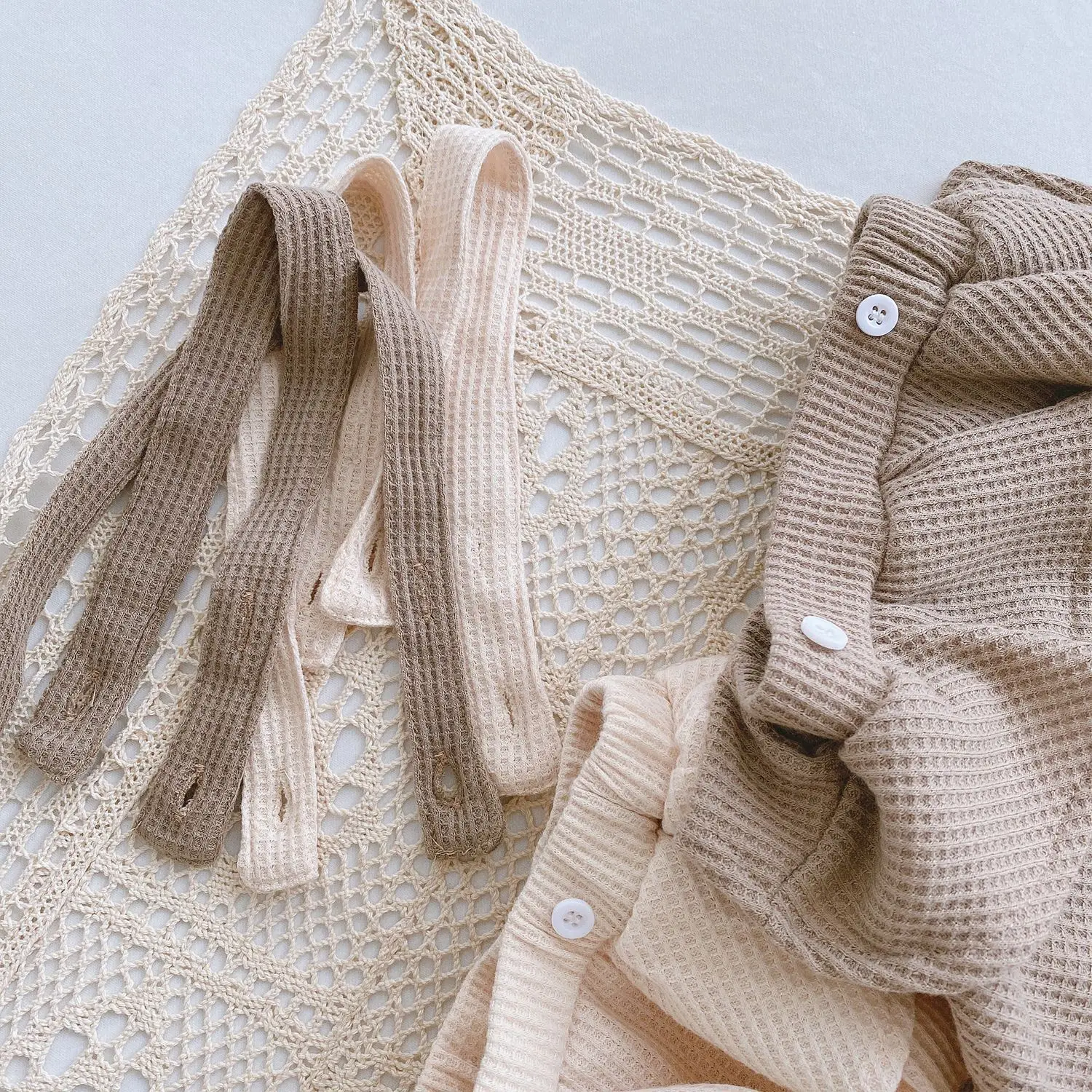 
0-2Y Baby Girls Spring Suspenders Rompers lotus leaf 2 layer Ruffles Jumpsuit Infant Toddler girl Clothes 