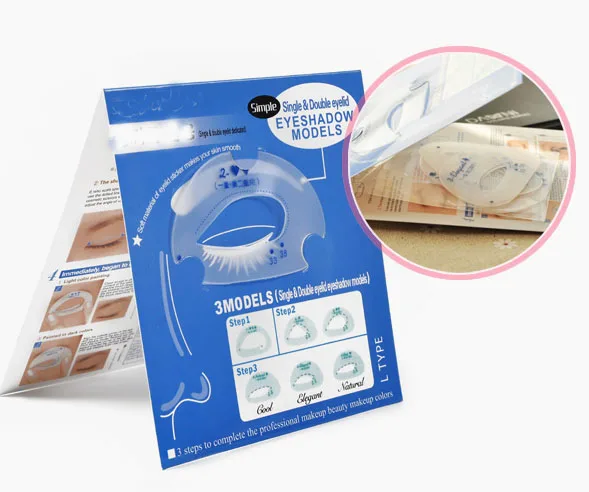 
EYebrow Shadow Measuring Shaper Stencil Tool Eyebrow Balance Ruler Factory price 