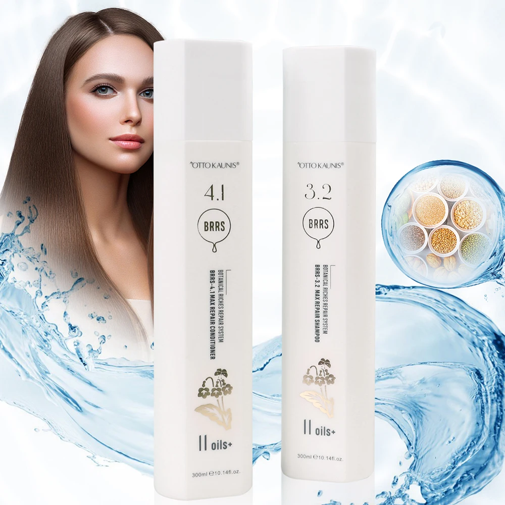 Wholesale Max repair Arginine with natural oil anti frizzy smoothing home care Avocado and coconut moisture shampoo set