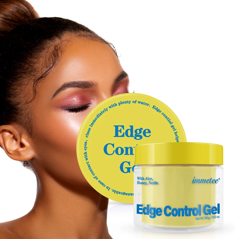 Hair Wax And Edge Control Strong Extreme Hold Long-lasting Styling Private Label Custom Edge Control Gel