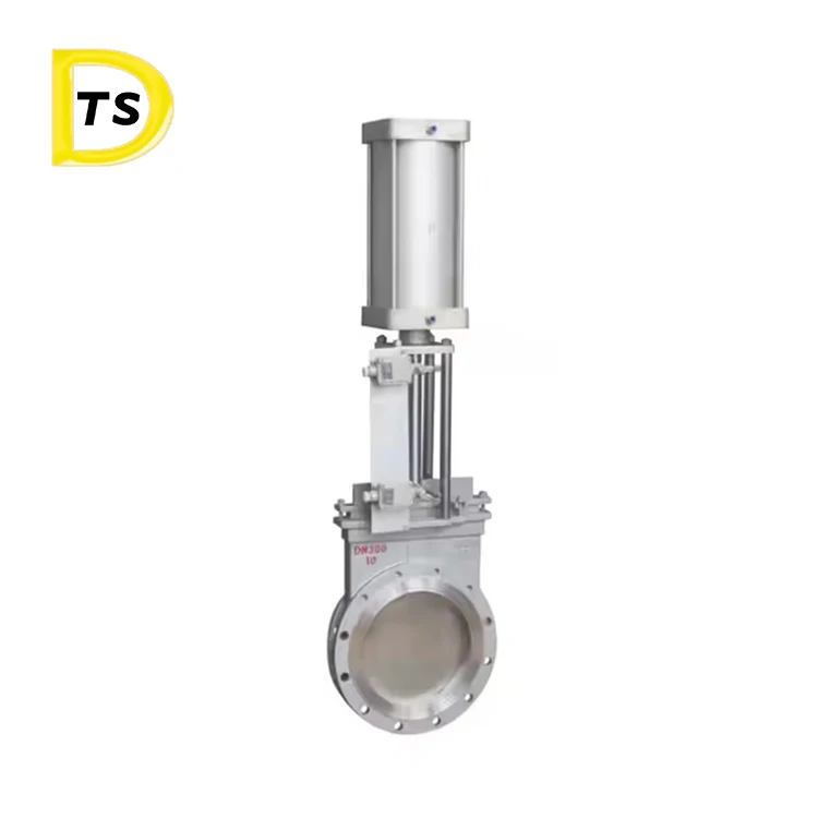 Stainless steel flange pneumatic knife gate valve pneumatic knife gate valve