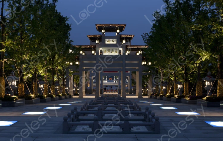 LED buried lamp gemstone roads Buried Lamps artificial luminous stone driveway IP67 Glass Sidewalk inground LED Brick Lights