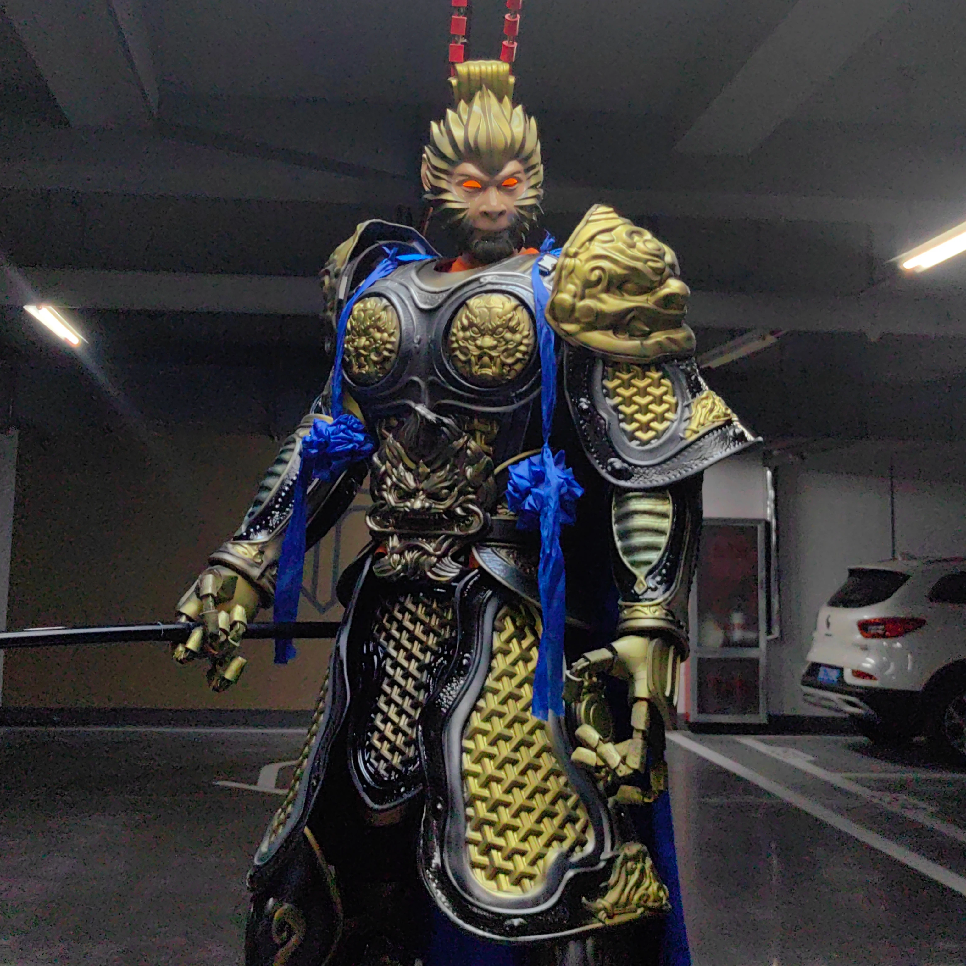 Минимальный заказ 1 черный миф Wukong Косплей Хэллоуин перформанс костюм настраиваемый