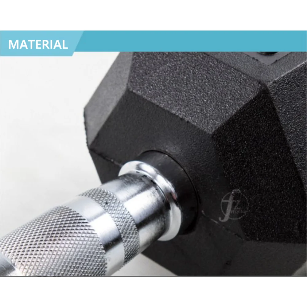 Wholesale Manufacturer Universal Not Easy To Roll Hexagon Dumbbells For Fitness Training
