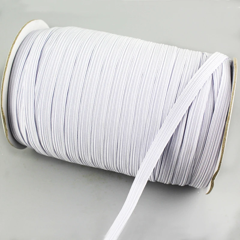 Handaiyanl2 in 1te Black Color Skinny Narrow 3 Lipstick 100% Polyester Elastic Band Garment Bags Home Textile Shoes Webbing