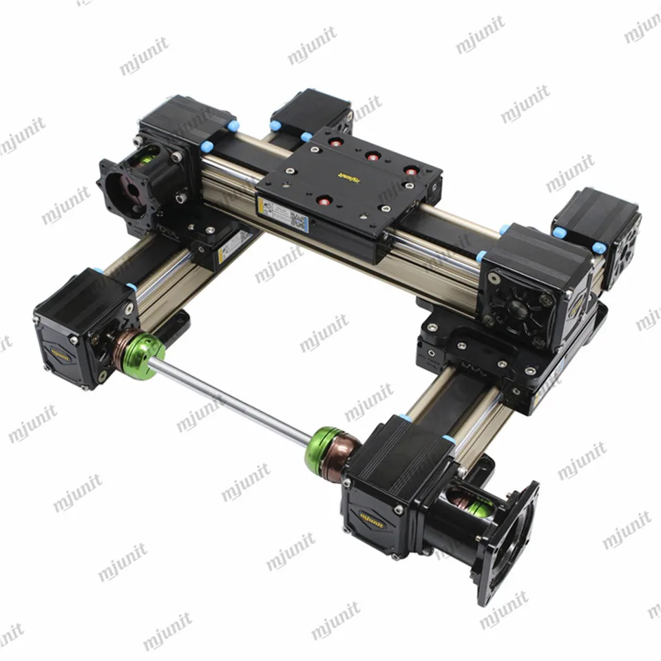 mjunit automatic shoe material line marking machine guide rail gantry 3 axis xyz module slide table high-speed silent linear