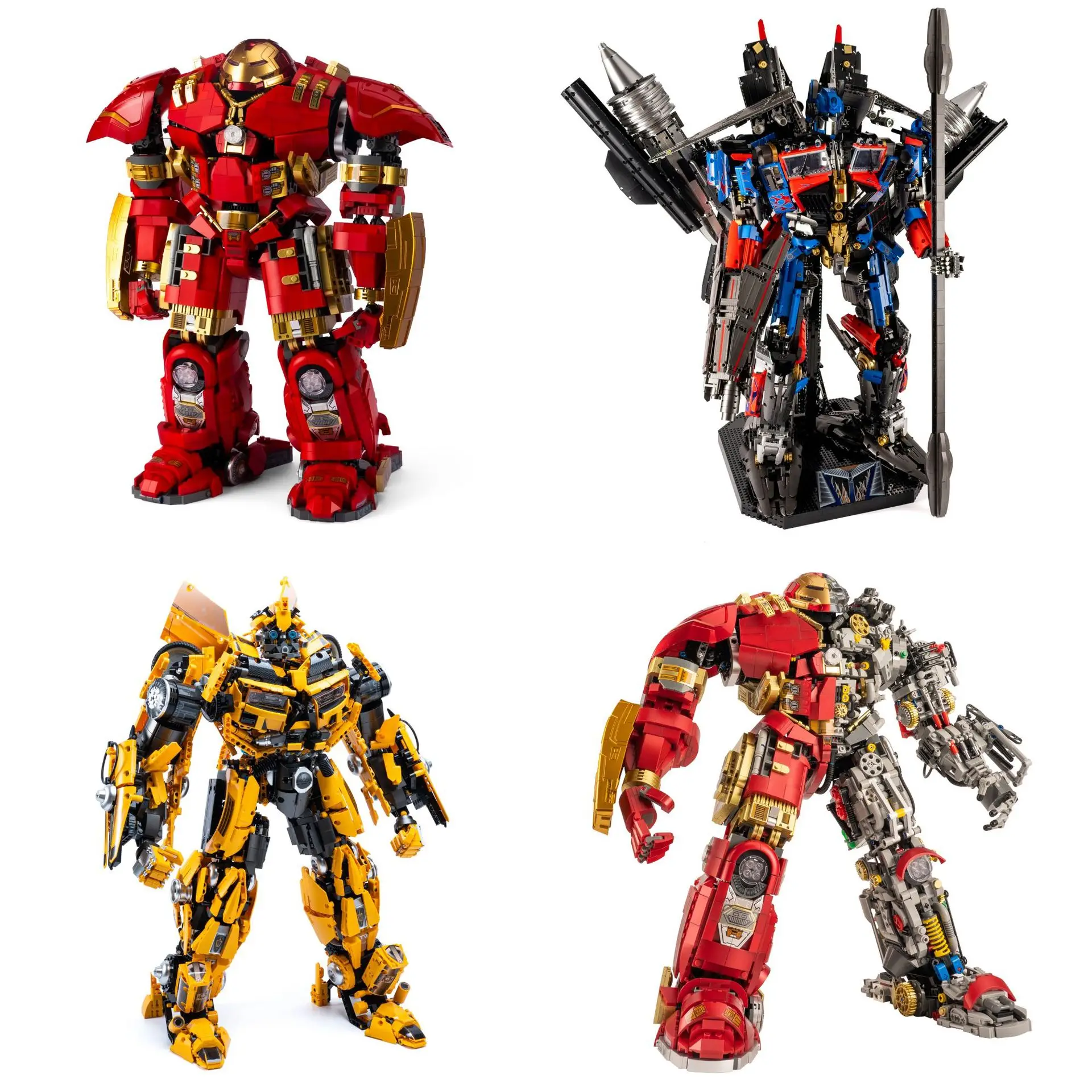 K Box 10513 Anti Hulks MK44 Mecha Armored Super Hero Building Block with light Toys Building Blocks Hulkbuster 10513
