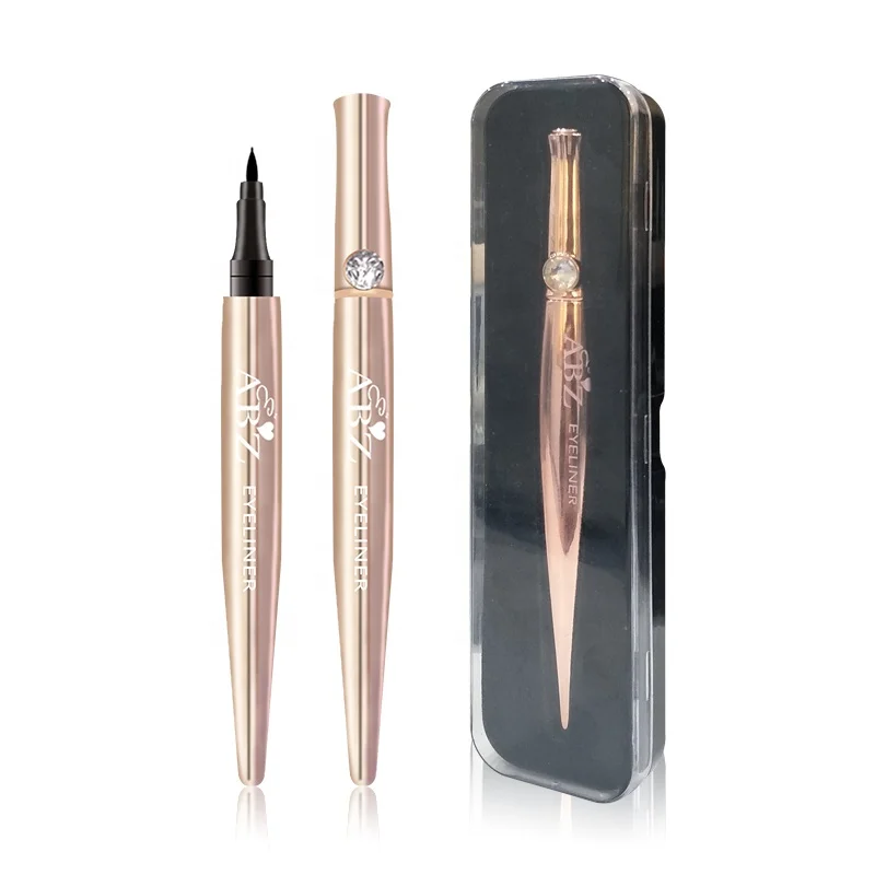 Hot sale Easily Control Oil Free Water activated Makeup Liquid Waterproof Liquid Glue Eyeliner Pencil