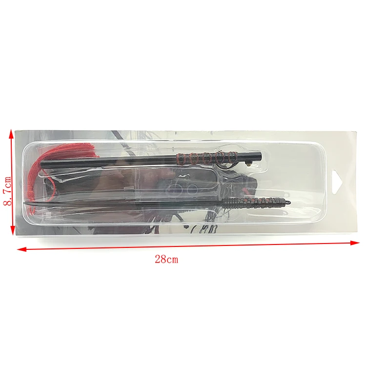 Hot selling High Quality Mini Sword  Kakashi Zinc Alloy Anime Toy  Model Keychain Zinc Alloy Anime Sword