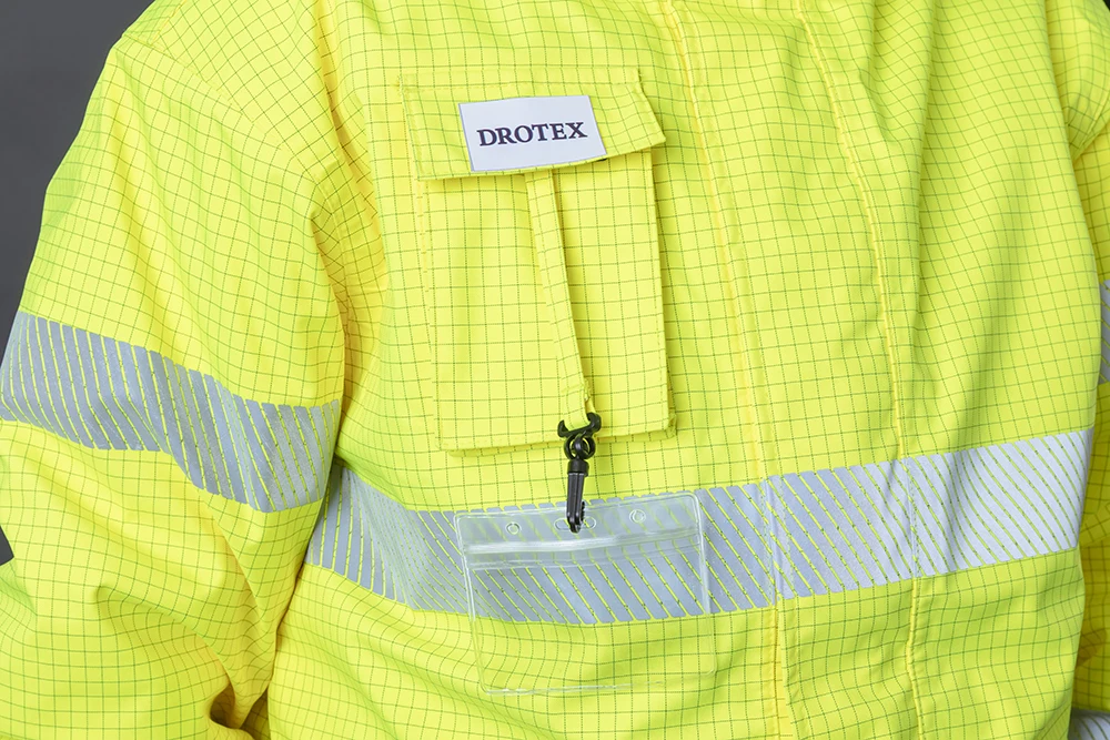 Uniform Safety Clothing Wholesale Aramid IIIA Reflective Hi Vis Waterproof Flame Retardant Men Jacket For Work