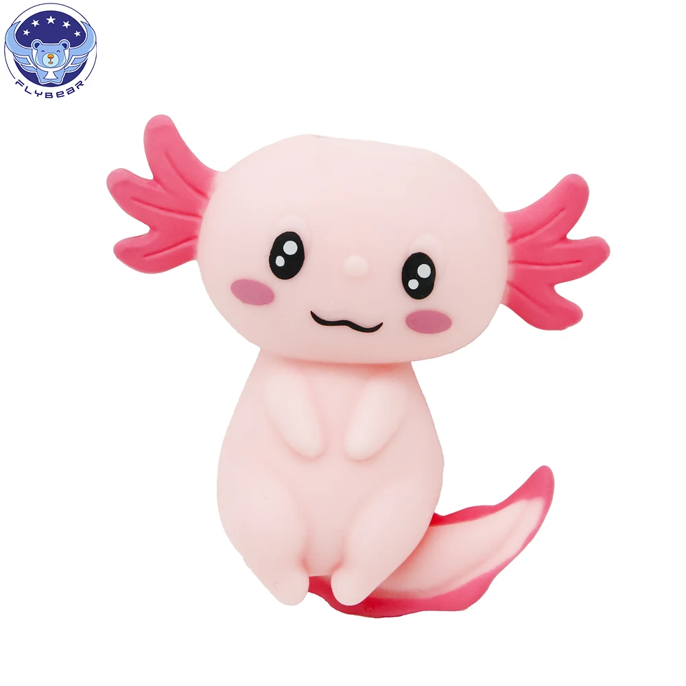 Axolotl TPR Stress Relief Stress Mochi Soft Squishy Four ColorFunny Kawaii Axolotl Squishy Toy Squeeze Fidget Toys for Kids