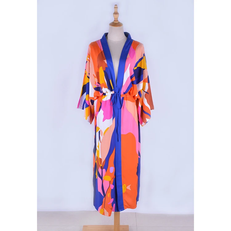 plus size bath suit kimono beach cover up kaftan