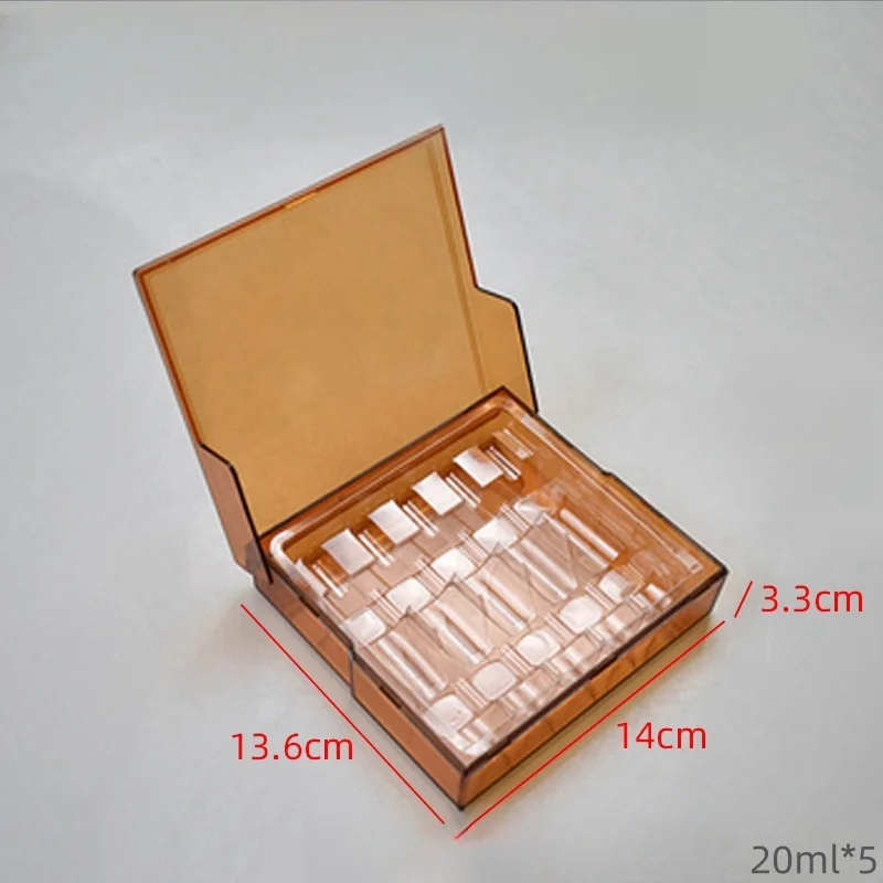 5Ml 10Ml 20Ml Multi-Specification Needle Medicine Organizer Ampoule Glass Storage Box Plastic Storage Box