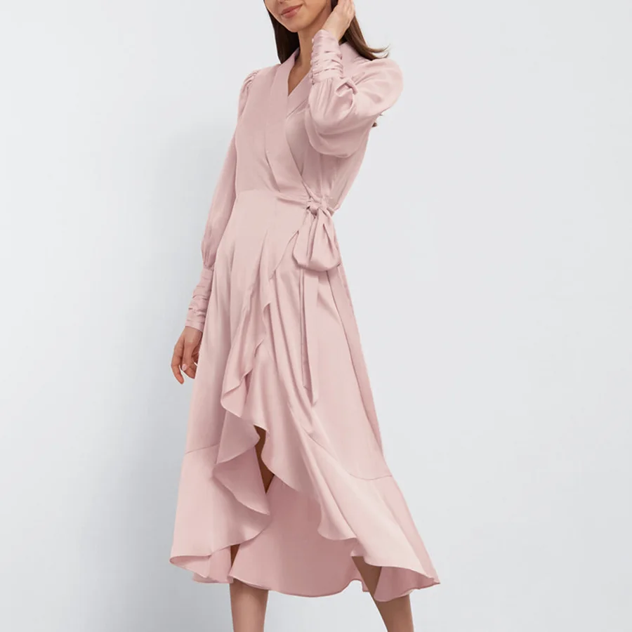 Custom Lady Elegant Clothing Women Casual Garment Dresses, Ladies High Quality New Floral Dress/