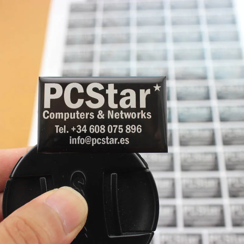 New design polyurethane logo sticker kids car stickers 3d eposy resin dome sticker competitive price