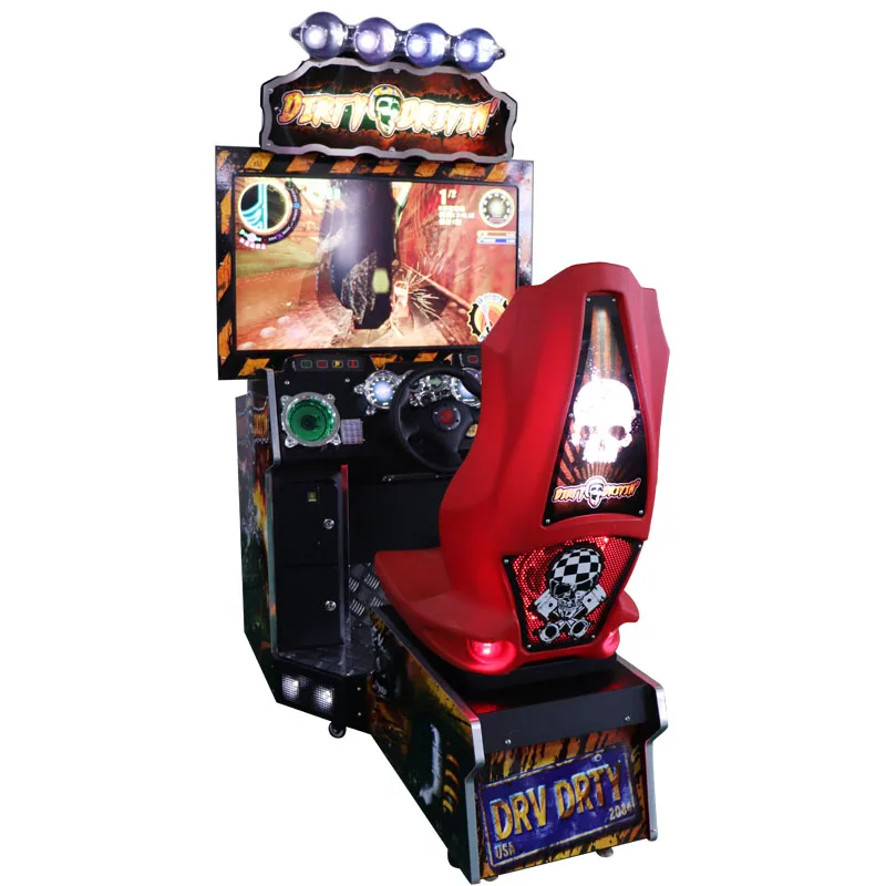 Funpark Hot Selling Arcade Car Racing Simulator Machine Coin Operated Metal Entertainment Center Amusement Game