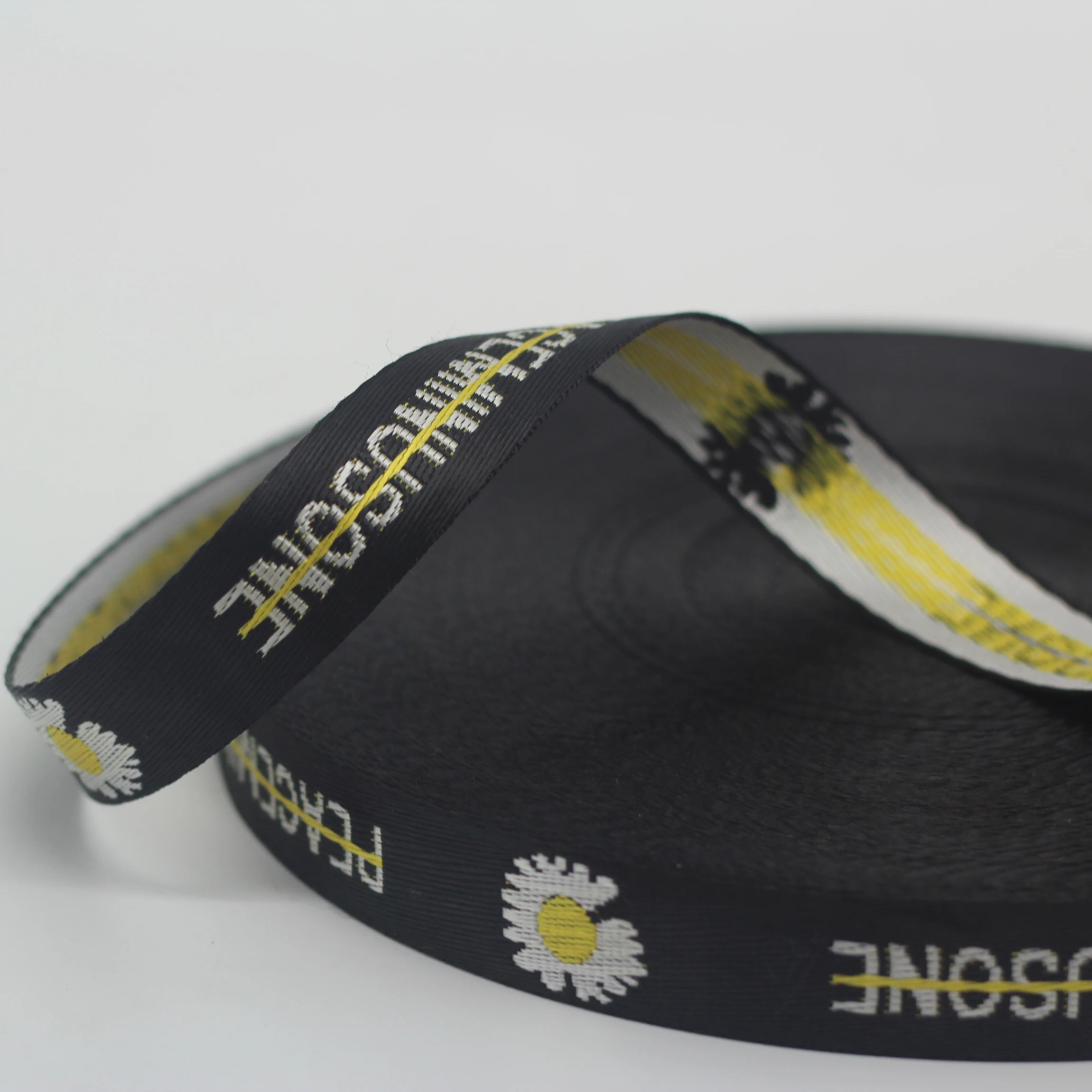 Wholesale 25mm 1-inch Polyester Webbing Nylon Shoes The fashion  Jacquard webbing