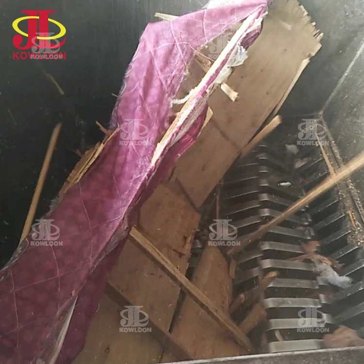 Kowloon Mattress Scraps Recycling Machine Latex Sponge Shredding Machine Memory Foam Crusher Shredder