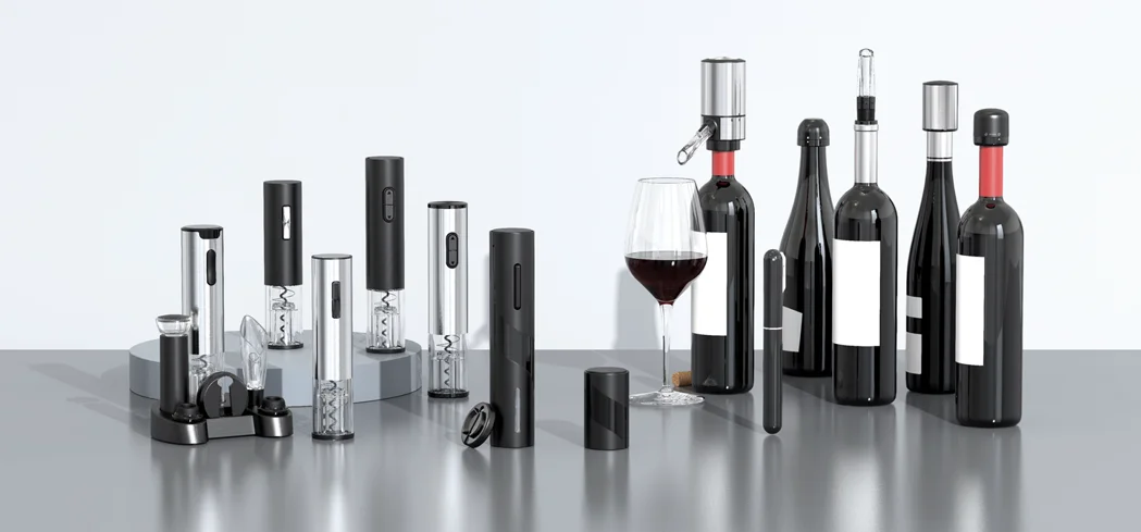 New Arrival Auto Battery Operation Kitchen Supplies Electric Red Wine Accessories Corkscrew Bottles Opener Gift
