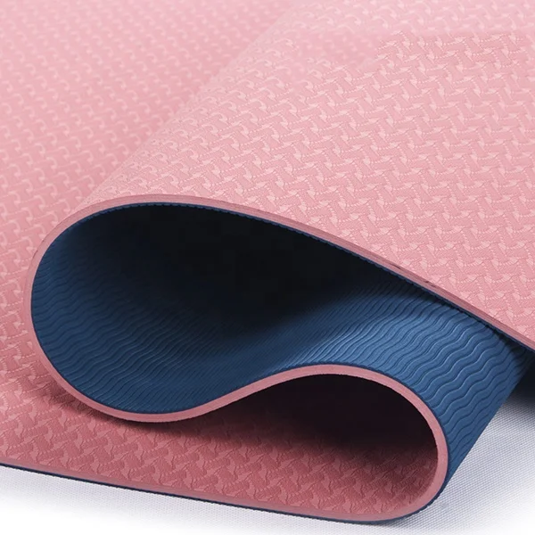 Discount TPE Yoga Mat 6mm Slight Defects Anti Slip with Low Price Cheap Good Quality Wholesale tpe anti slip yoga mat