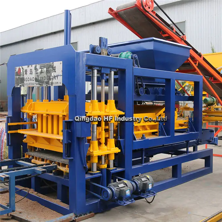 concrete block making machine alibaba QT7-15 fully automatic hollow block machine quotation