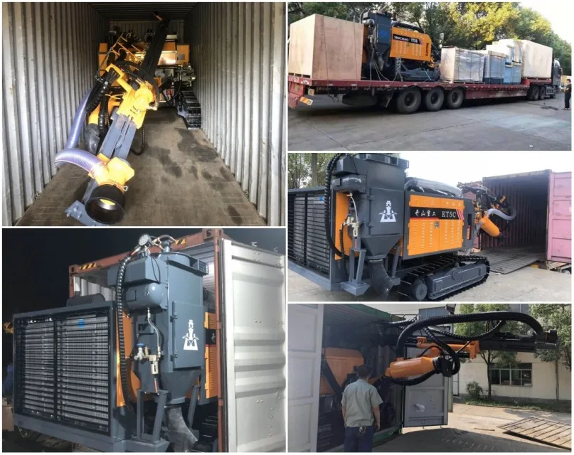 Взрывной встроенный карьер для добычи горных пород на буровой установке