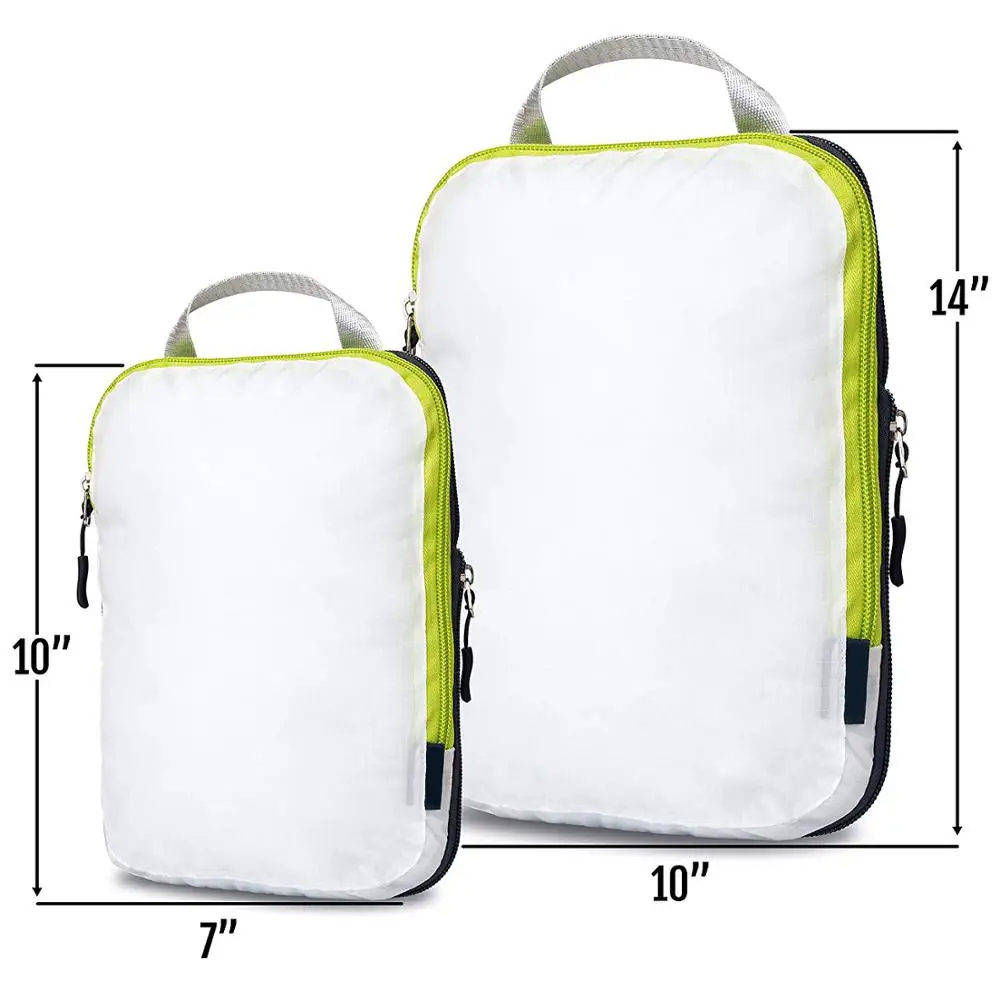 Premium OEM customized waterproof travel organizer cube set 6 compression packing cubes