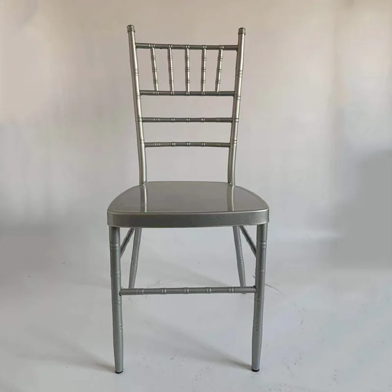 Дешевый металлический Штабелируемый золотой белый полимерный стул Chiavari свадебный стул для продажи