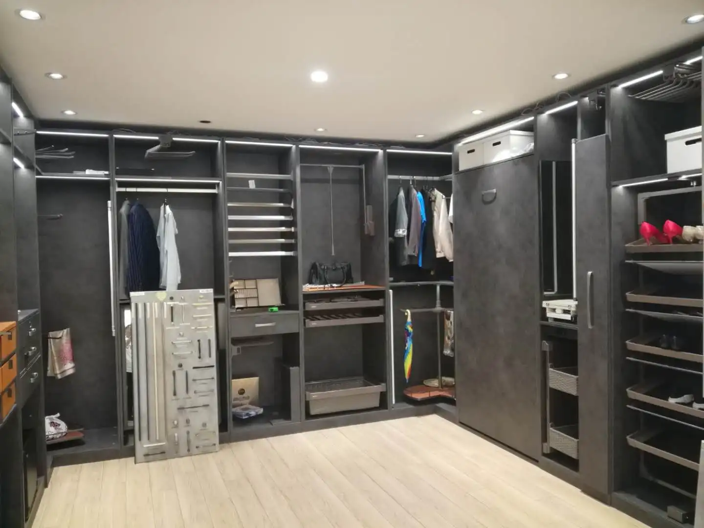 Motor driven side mount wall mounted bed horizontal pull down murphy single beds cabinet for sale murphy wall bed