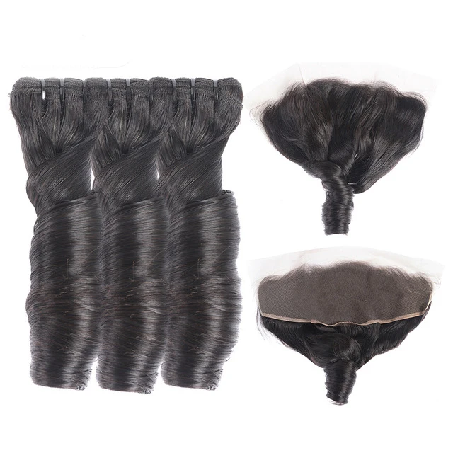 Remy Natural Color Grade 10A 11A Super Double Drawn Brazilianfumi Curly Virgin Human Hair Weave Spring Curl Hair