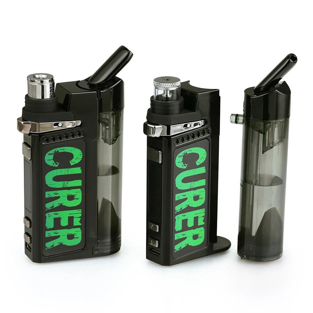 
Curer kit Dry herb vaporizer wax vape pen with mini water bong 