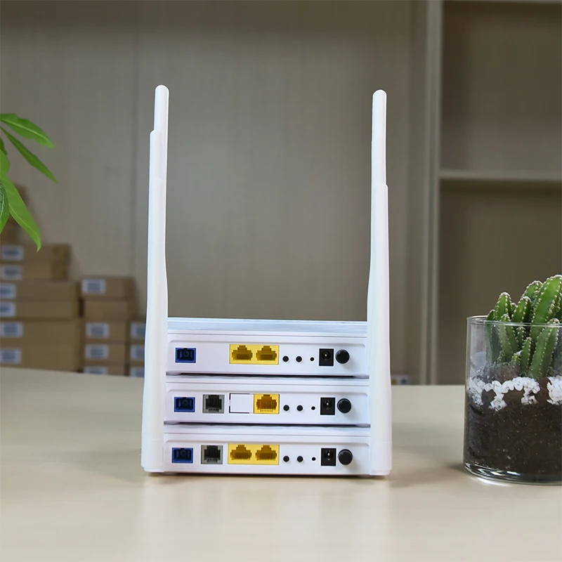 Bt-Pon Shenzhen Manufacturer Apc Ftth 1Ge 1Fe Rf Con Wifi Xpon Ont Gpon Onu Catv