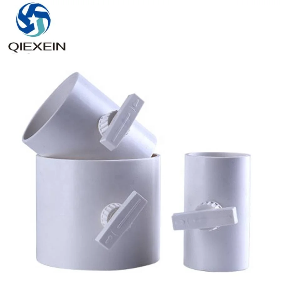 ABS Plastic Fresh Air Valve Regulating Valve Check Valve Pipe Ventilation Part Manual Duct Air Damper