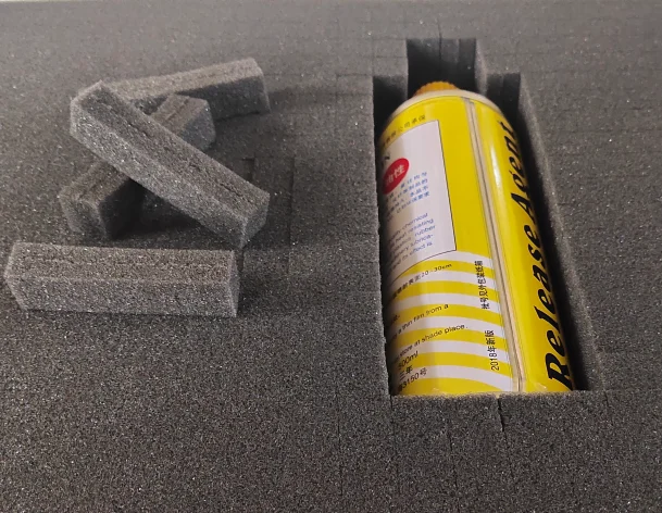 Polyurethane Foam Inserts Die Cut Sponge Package Protective Layer Pick and Pluck Foam Package