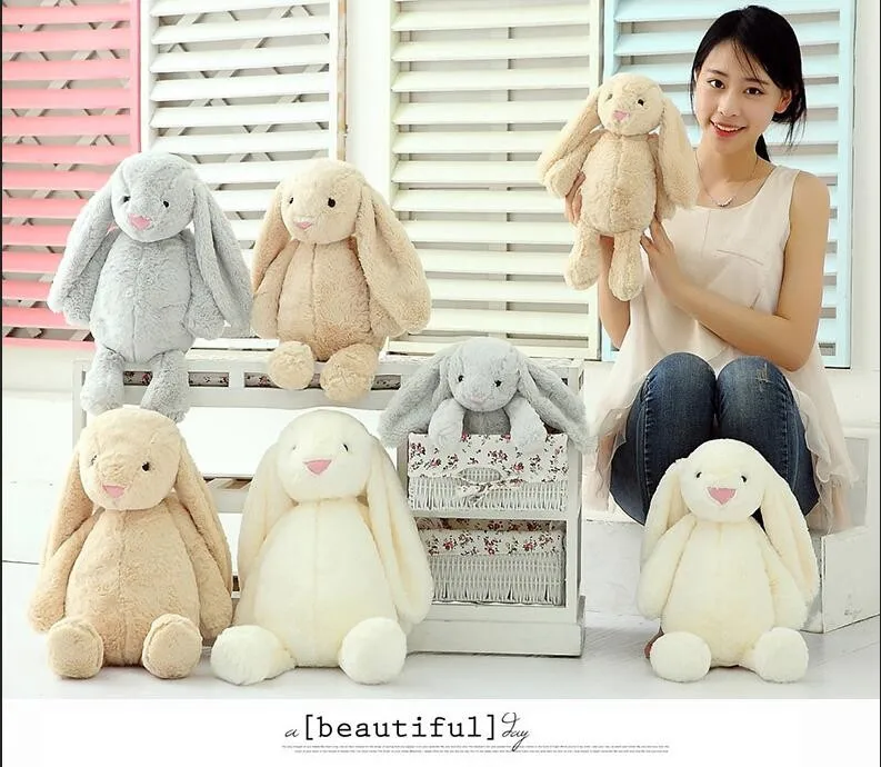 Beezin Baby Kids Toys rabbit Big Hugging Plush Pillow Cartoon Long rabbit Legs Sleeping Companion Bolster Toys Stuffed Animal