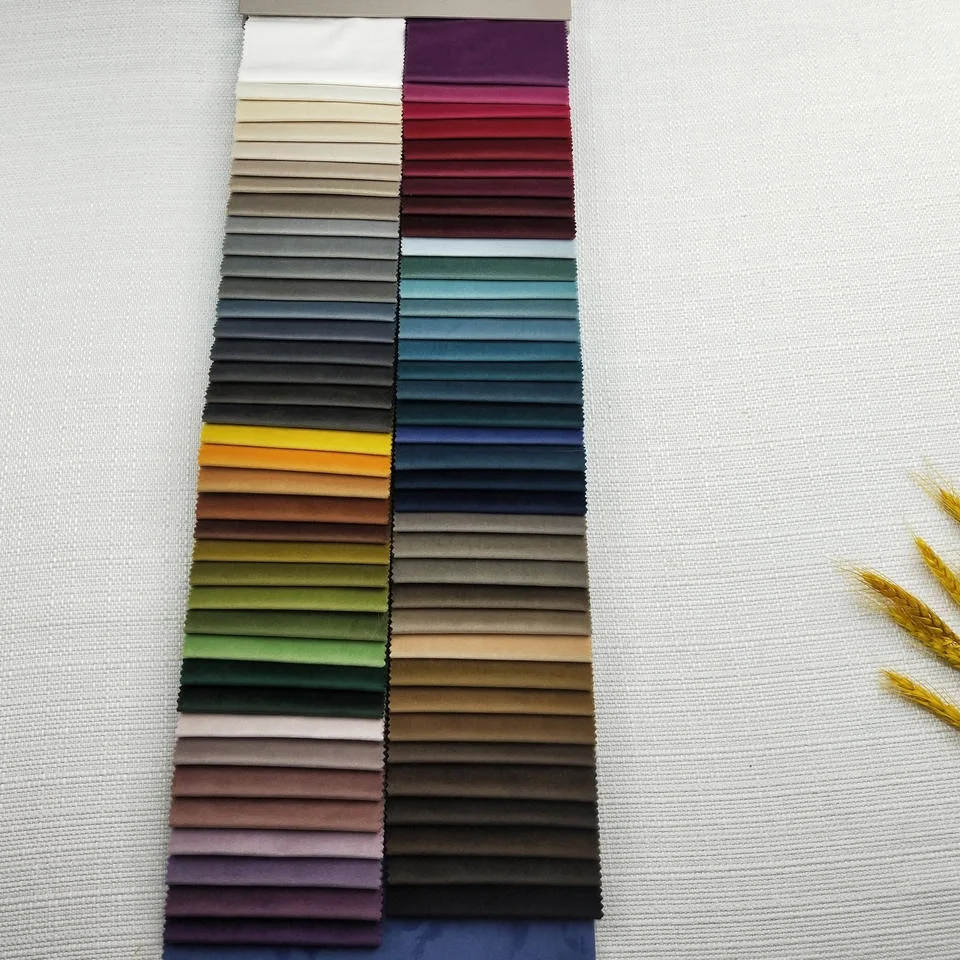 OEKO sofa fabric best-selling products multi-color high-quality velvet 100% polyester super soft home decoration fabric
