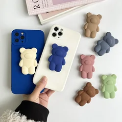 Wholesale Popings Socket Universal Phone Accessories Silicone Pvc Cute Cartoon Phone Holder Popular Phone Holder