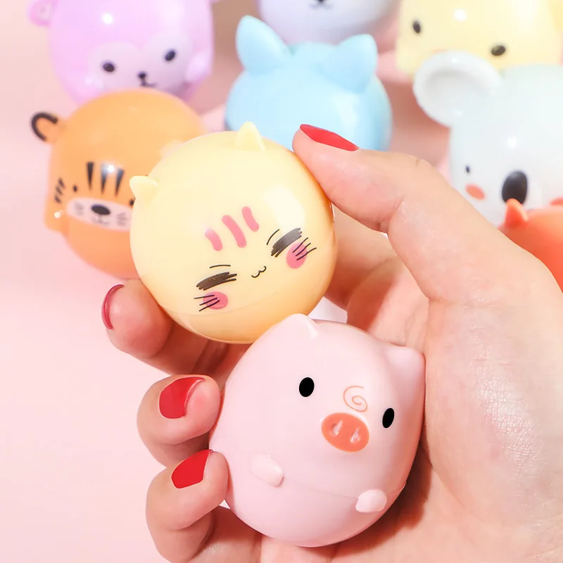 Hot Sale Fruit Flavor Floral Fragrance Cute Cartoon Animal Ball Unisex Solid Perfume Balm Women Men Portable Car Perfume