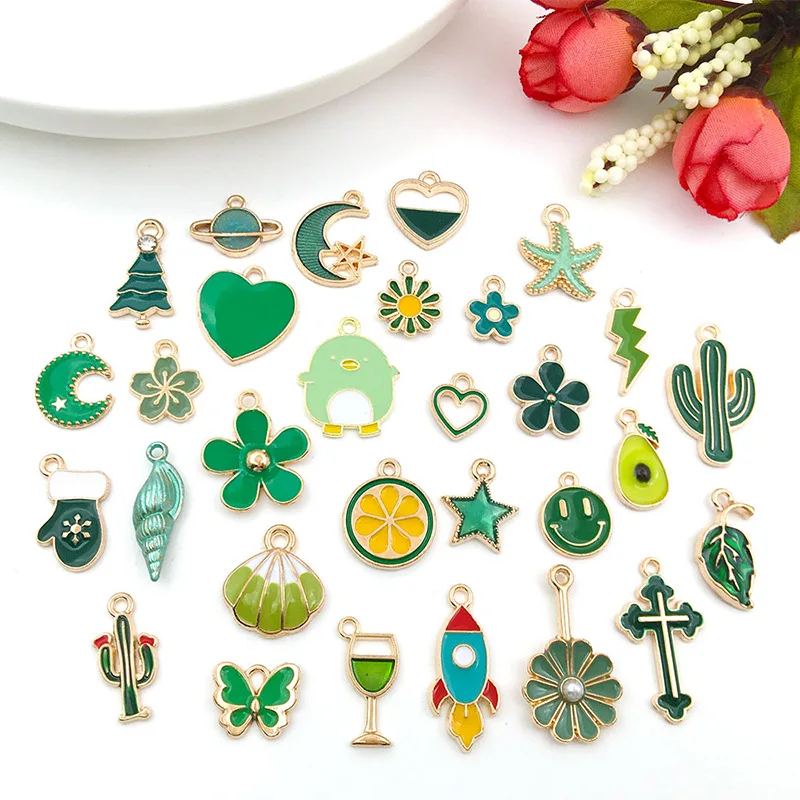 Factory Price Manufacture DIY Mixed Accessories Roundness Charms Pendants for Jewelry Making