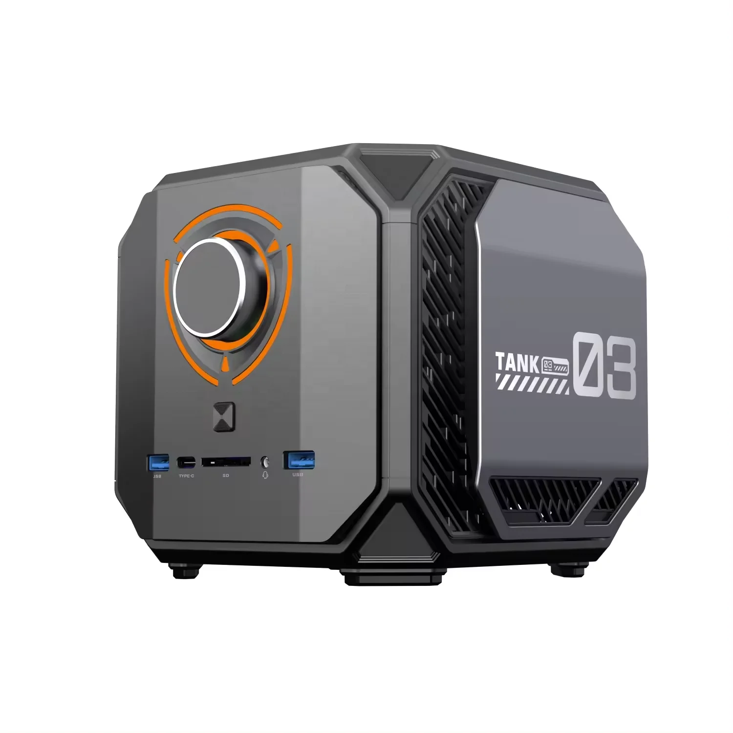 gaming mini pc TANK 03 Graphics RTX3080 I9 12900H MINI PC  i7 12700H 12th gen 4 Display DDR5 4800MXT2 32G 1TB Industrial PC
