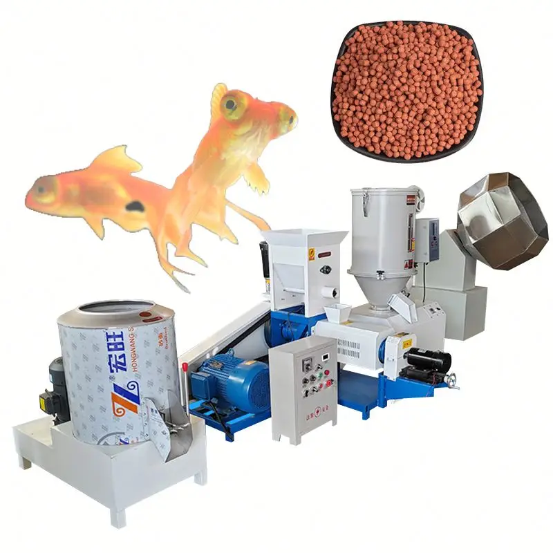 Customization Complete Fertilizer Pellet Small Shrimp Feed machine Food Granules Animal Feed Granulate Production Line For Sale