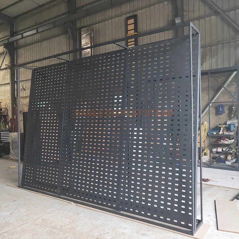 Showroom metal ceramic tile display rack stand for floor tiles