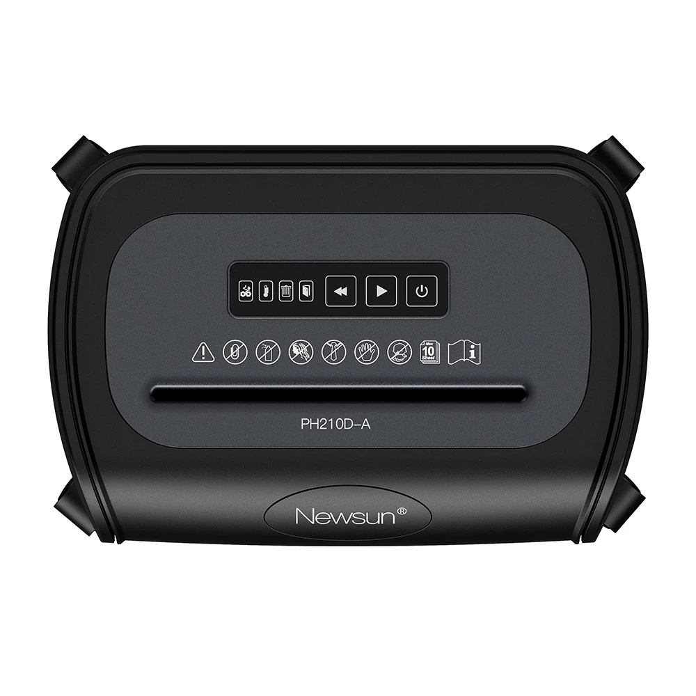 P5 10 Sheets Micro Cut Paper Shredder 18 Liter Pull-out Bin,Silent 56dB,20 Mins Shredding Time,LED Indication,Hot Selling