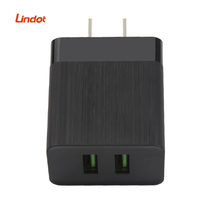
2 usb port usa wall plug cargadores de mviles fast charging 12w phone charger 2.4 amp pines de carga de celulares 